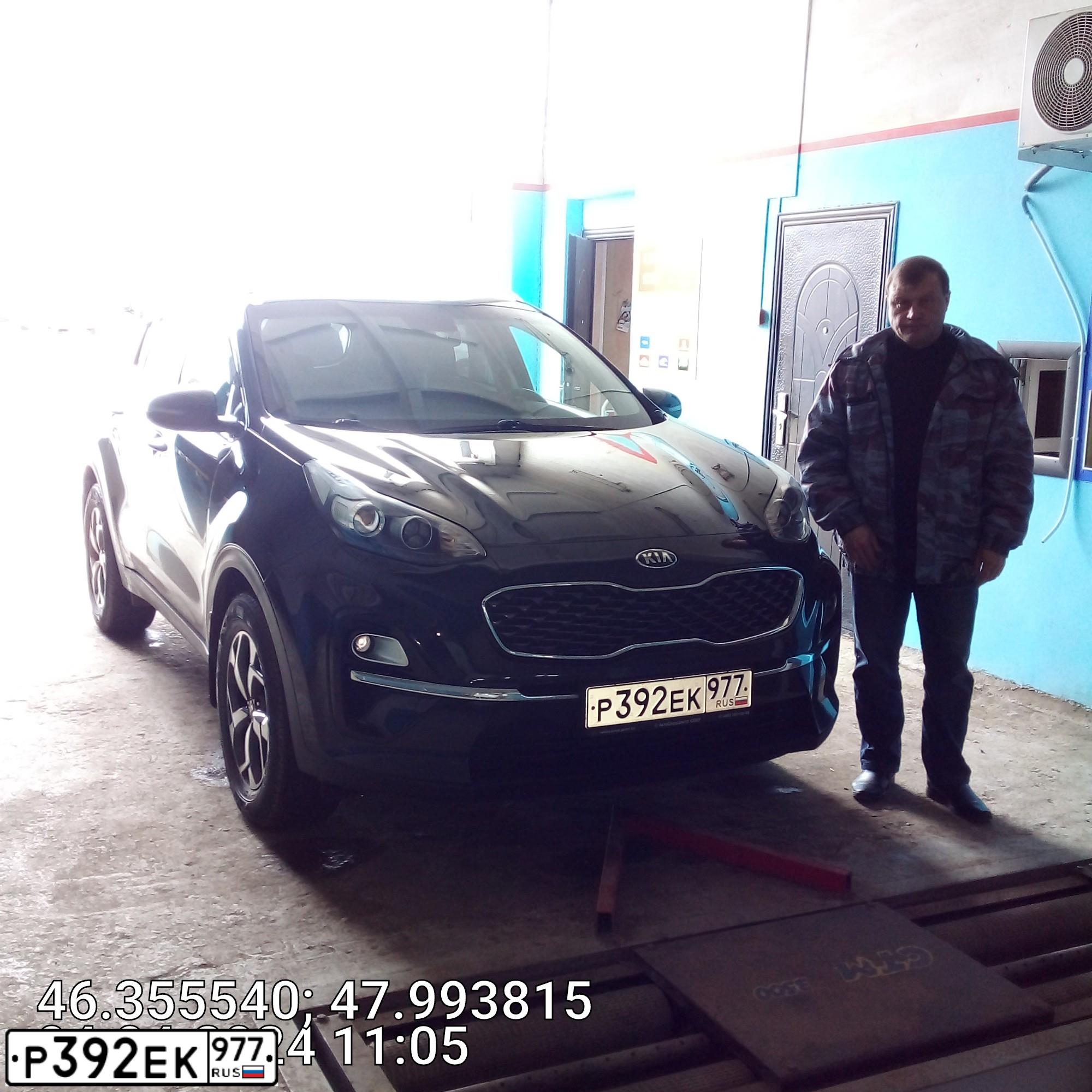 Фото автомобиля KIA SPORTAGE, 2019 — госномер Н654ОМ30