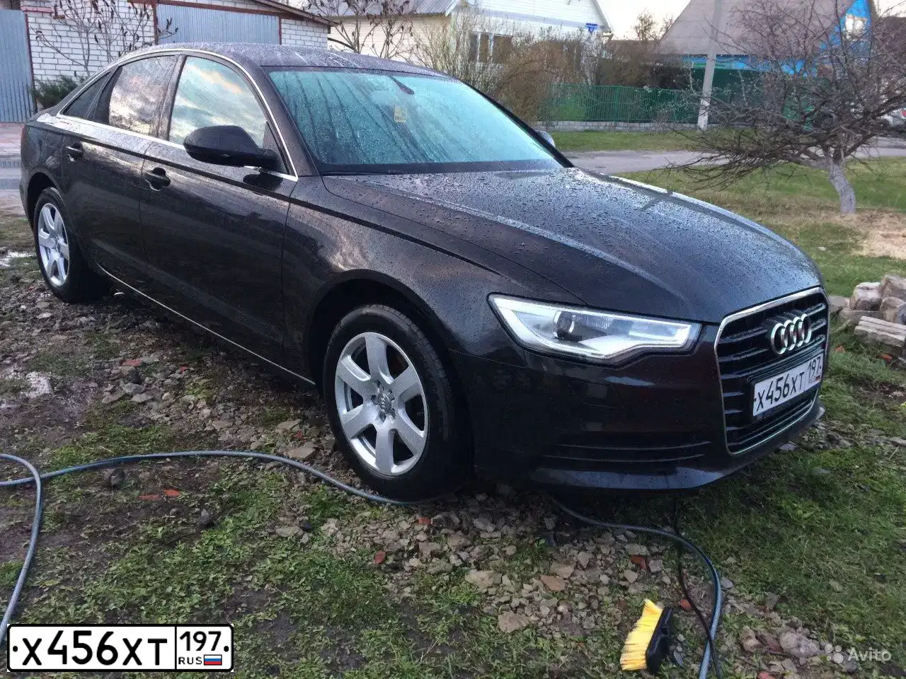 Фото автомобиля AUDI А6, 2012 — госномер О214ТМ32. Цвет: ЧЕРНЫЙ