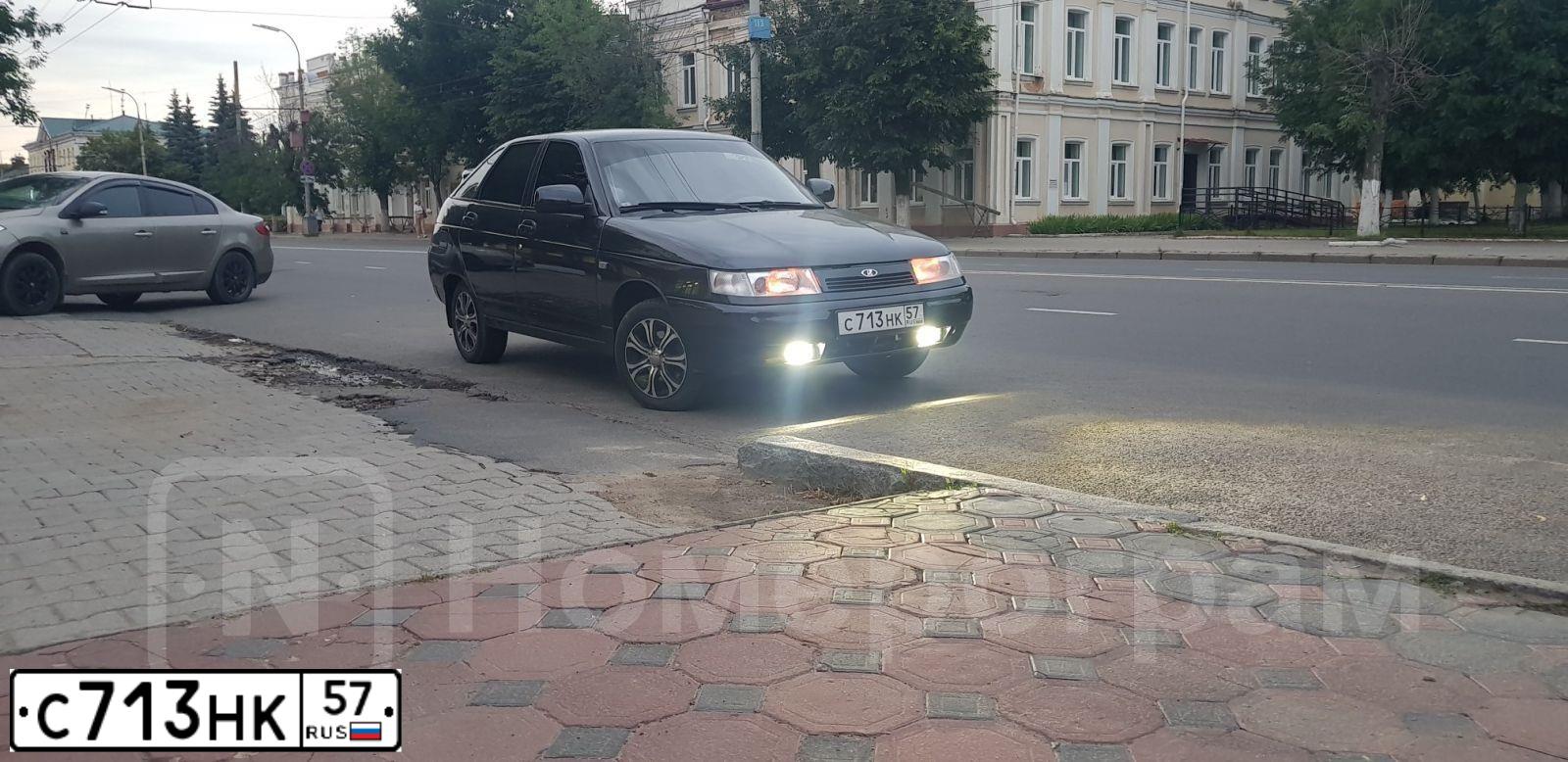 Фото автомобиля LADA 2112, 2006 — госномер К417КУ48. Цвет: ГРАФИТ