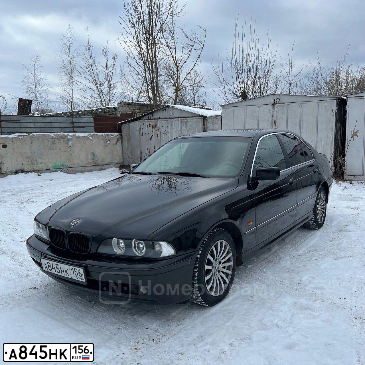 Фото автомобиля BMW SERIE 5, 2000 — госномер Н525ЕР102. Цвет: ЧЕРНЫЙ