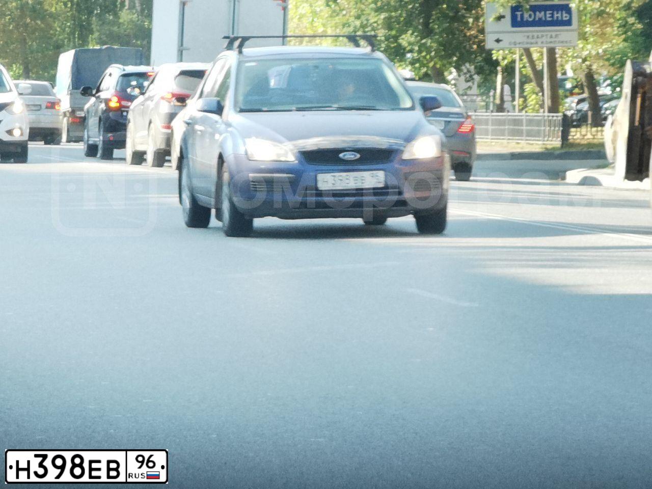 Фото автомобиля TAGAZ SANTA FE CLASSIC, 2008 — госномер Н398ЕВ96. Цвет: ТЕМНО-СЕРЫЙ