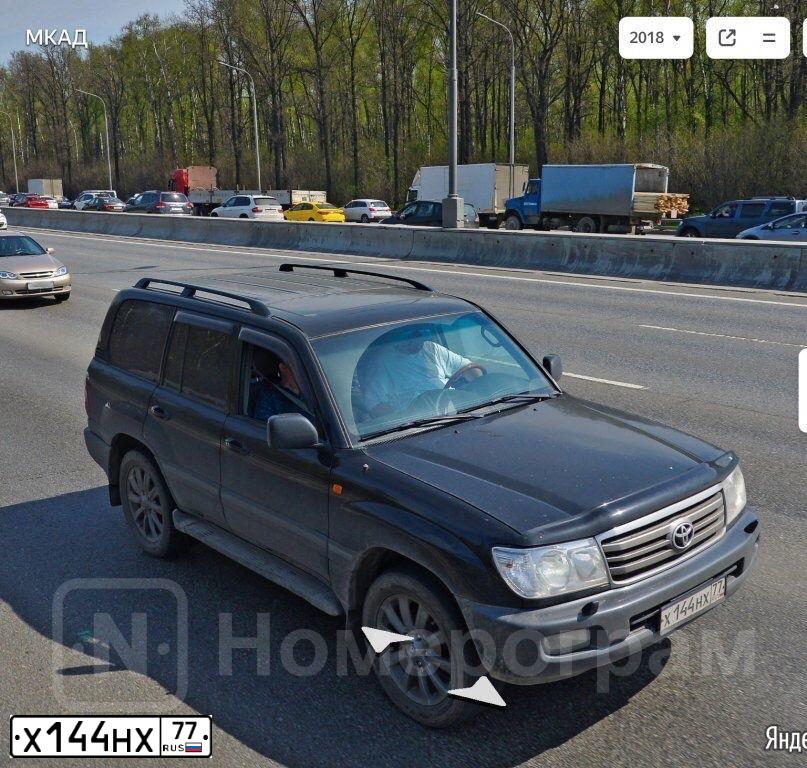 Фото автомобиля TOYOTA LAND CRUISER 100, 2005 — госномер Х512СК797