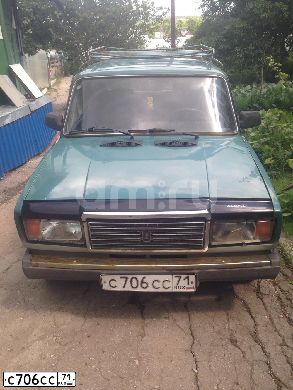 Фото автомобиля LADA 2107, 2005 — госномер С706СС71. Цвет: ЗЕЛЕНЫЙ