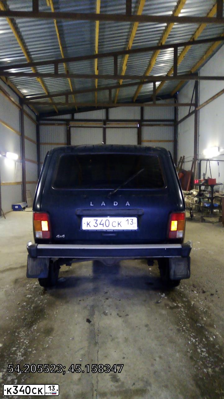 Фото автомобиля LADA 2121 NIVA, 2017 — госномер К340СК13. Цвет: ТЕМНО-ЗЕЛЕННЫЙ