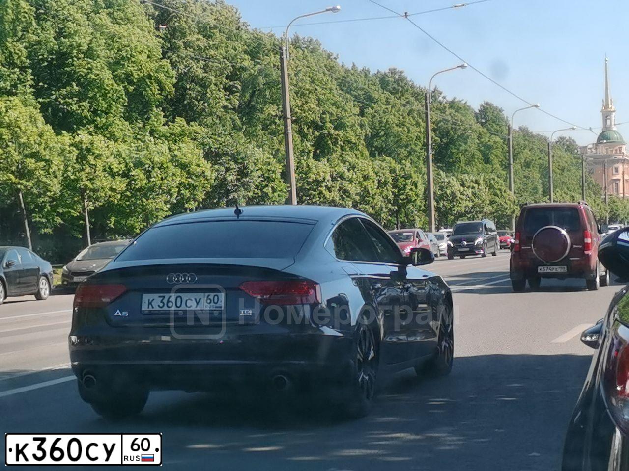 Фото автомобиля AUDI A5, 2011 — госномер К360СУ60