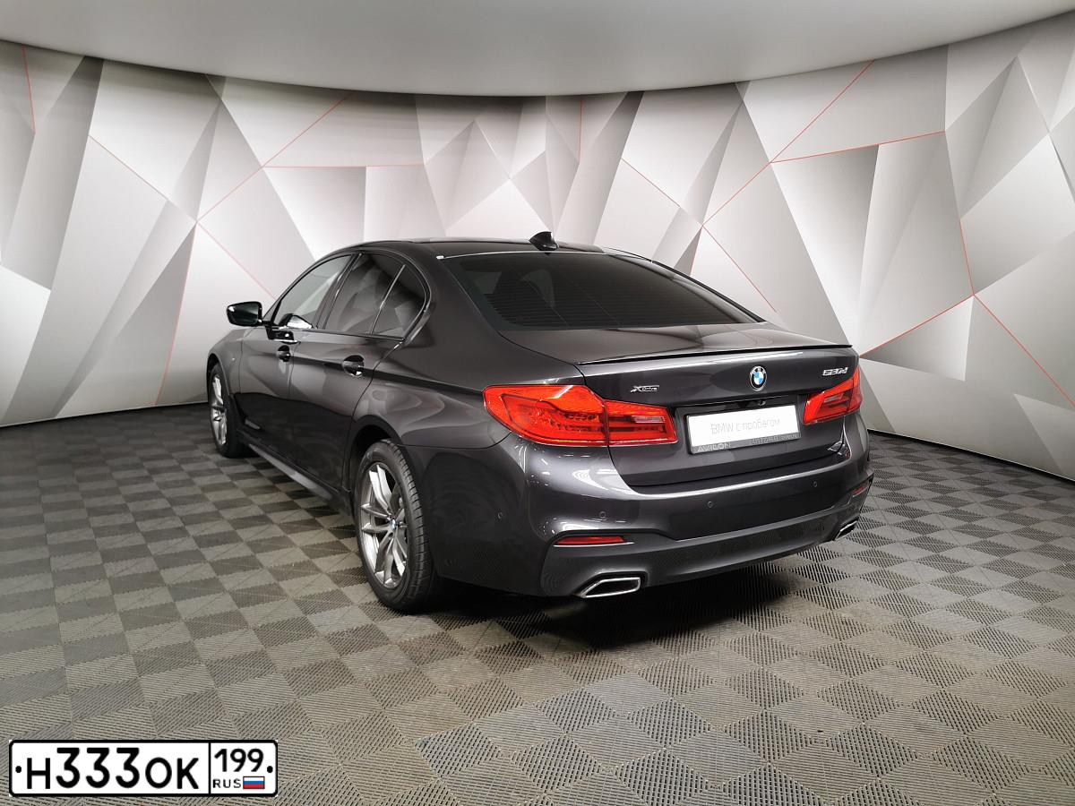 Фото автомобиля BMW SERIE 5, 2020 — госномер К519ЕВ977. Цвет: Серый