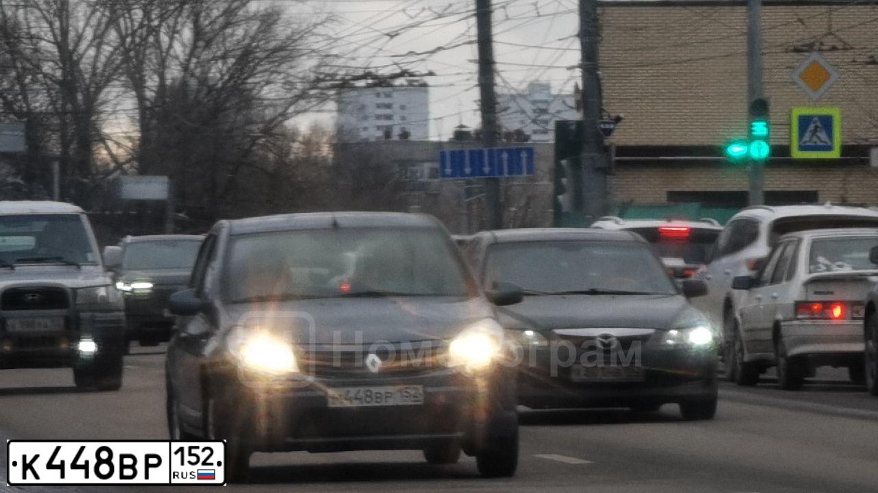 Фото автомобиля SKODA FABIA, 2012 — госномер К448ВР152. Цвет: БЕЖЕВЫЙ