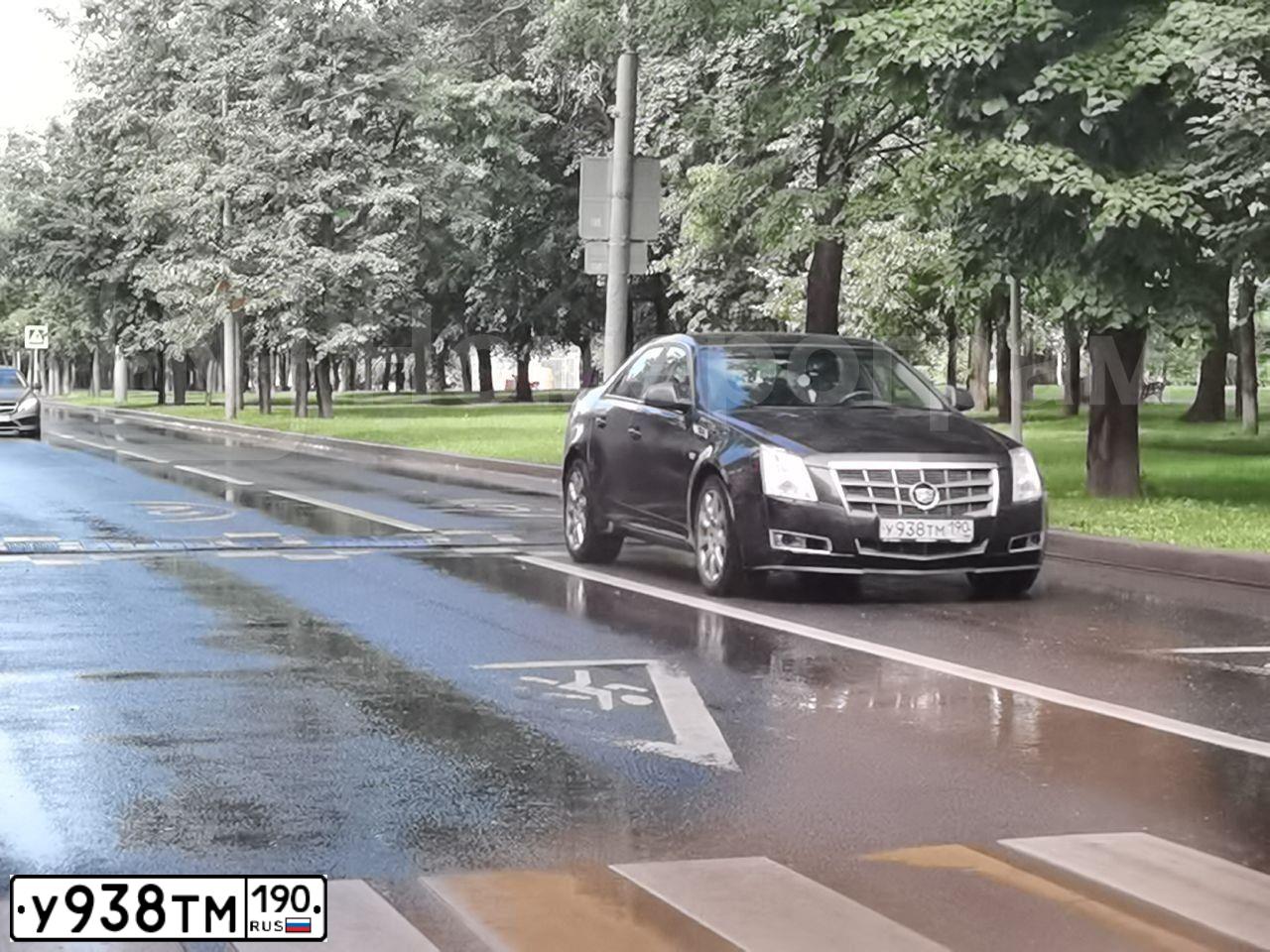 Фото автомобиля CADILLAC CTS, 2008 — госномер Р481АМ198. Цвет: ЧЕРНЫЙ