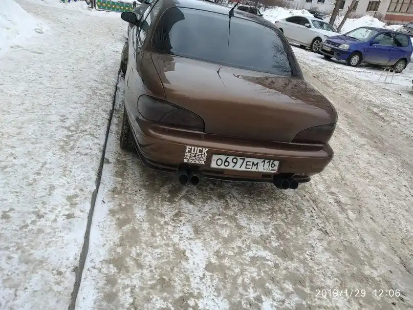 Фото автомобиля KIA CLARUS, 1997 — госномер К666АЕ716. Цвет: Коричневый