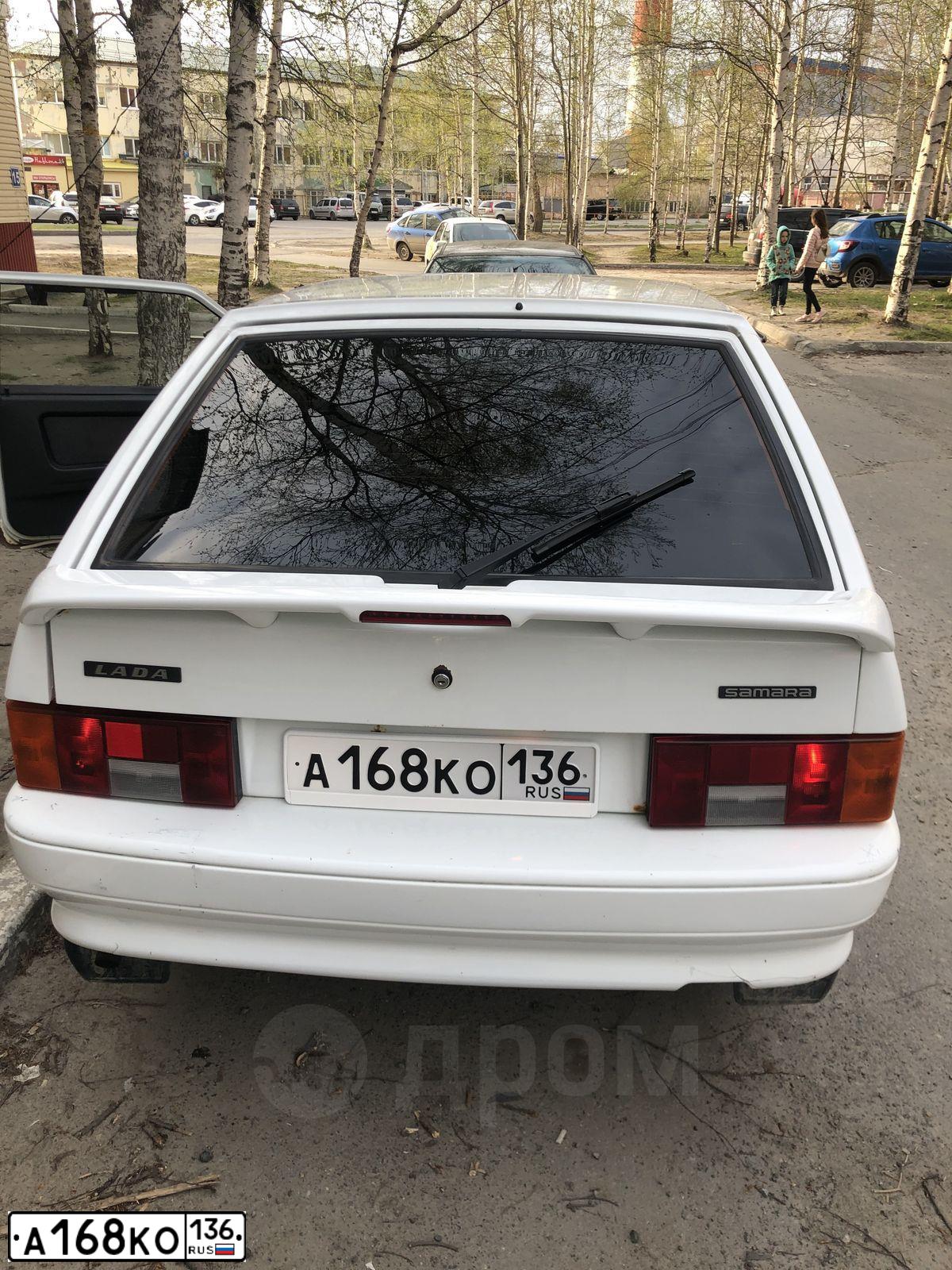 Фото автомобиля LADA 2113 SAMARA, 2011 — госномер К656УУ86. Цвет: Белый