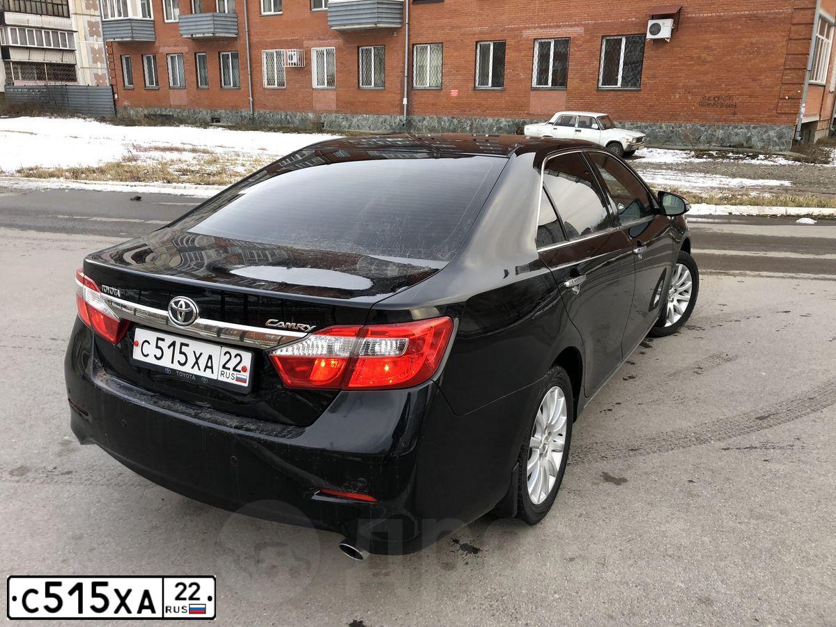Фото автомобиля TOYOTA CAMRY, 2013 — госномер Н017МА45. Цвет: ЧЕРНЫЙ