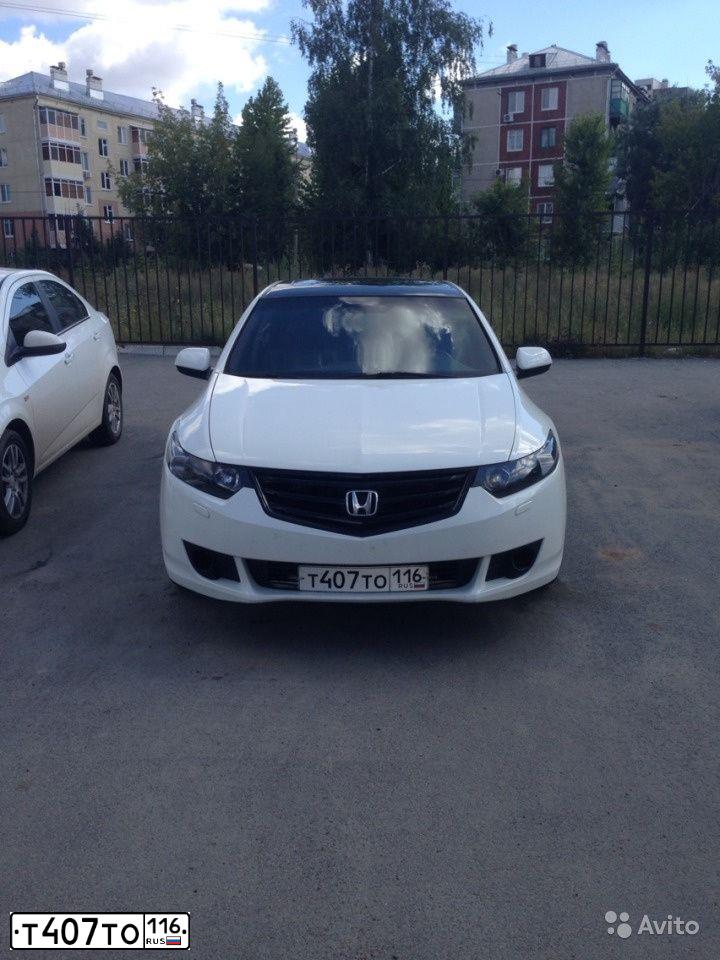 Фото автомобиля HONDA ACCORD, 2008 — госномер М375ЕА13. Цвет: Белый