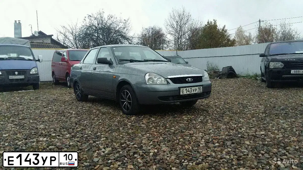 Фото автомобиля LADA 2170 PRIORA, 2007 — госномер В570ЕУ09. Цвет: СРЕДНИЙ СЕРО-ЗЕЛЕНЫЙ МЕТ