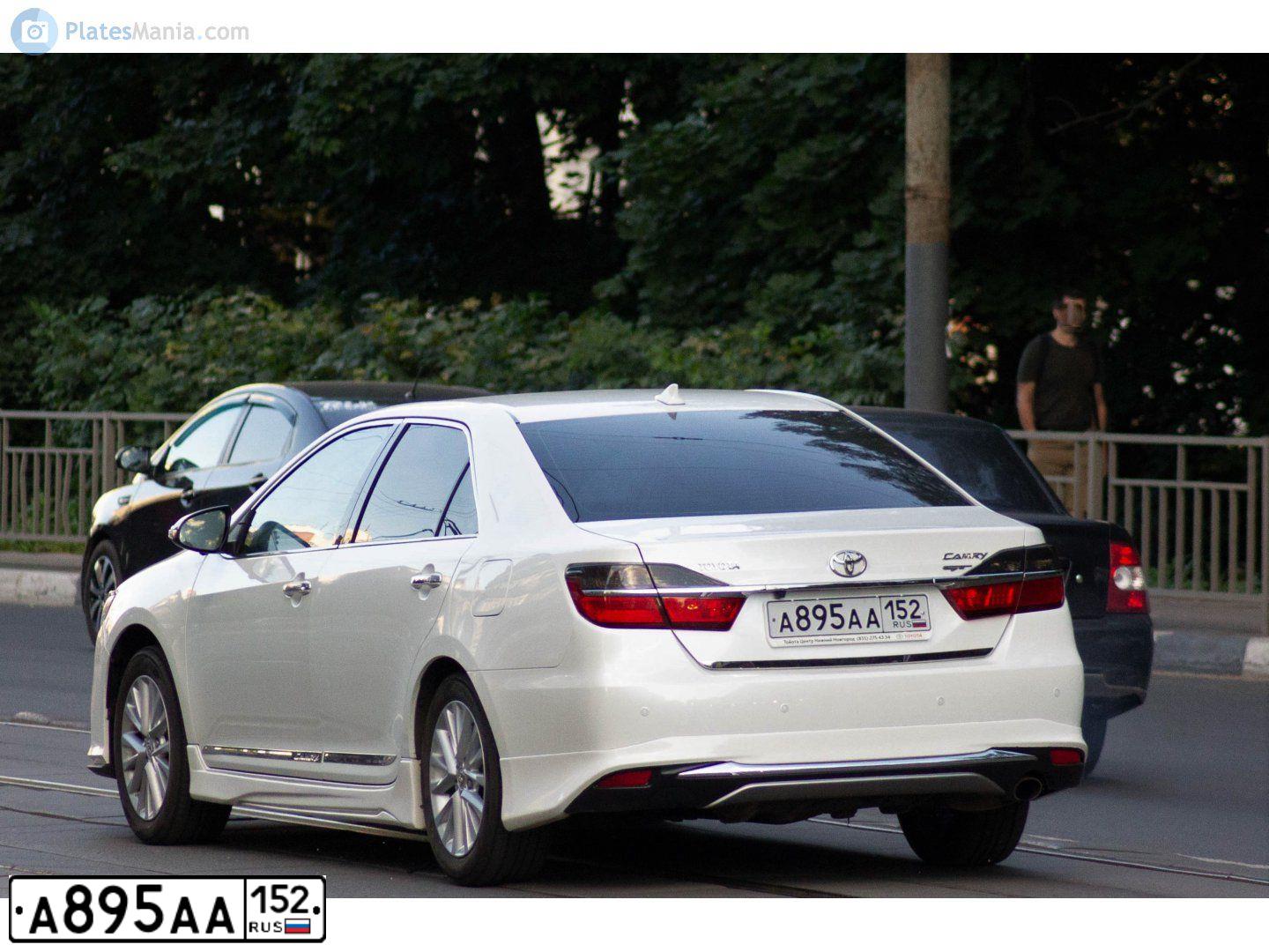 Фото автомобиля TOYOTA LANDCRUISER 200, 2016 — госномер А895АА152. Цвет: ЧЕРНЫЙ