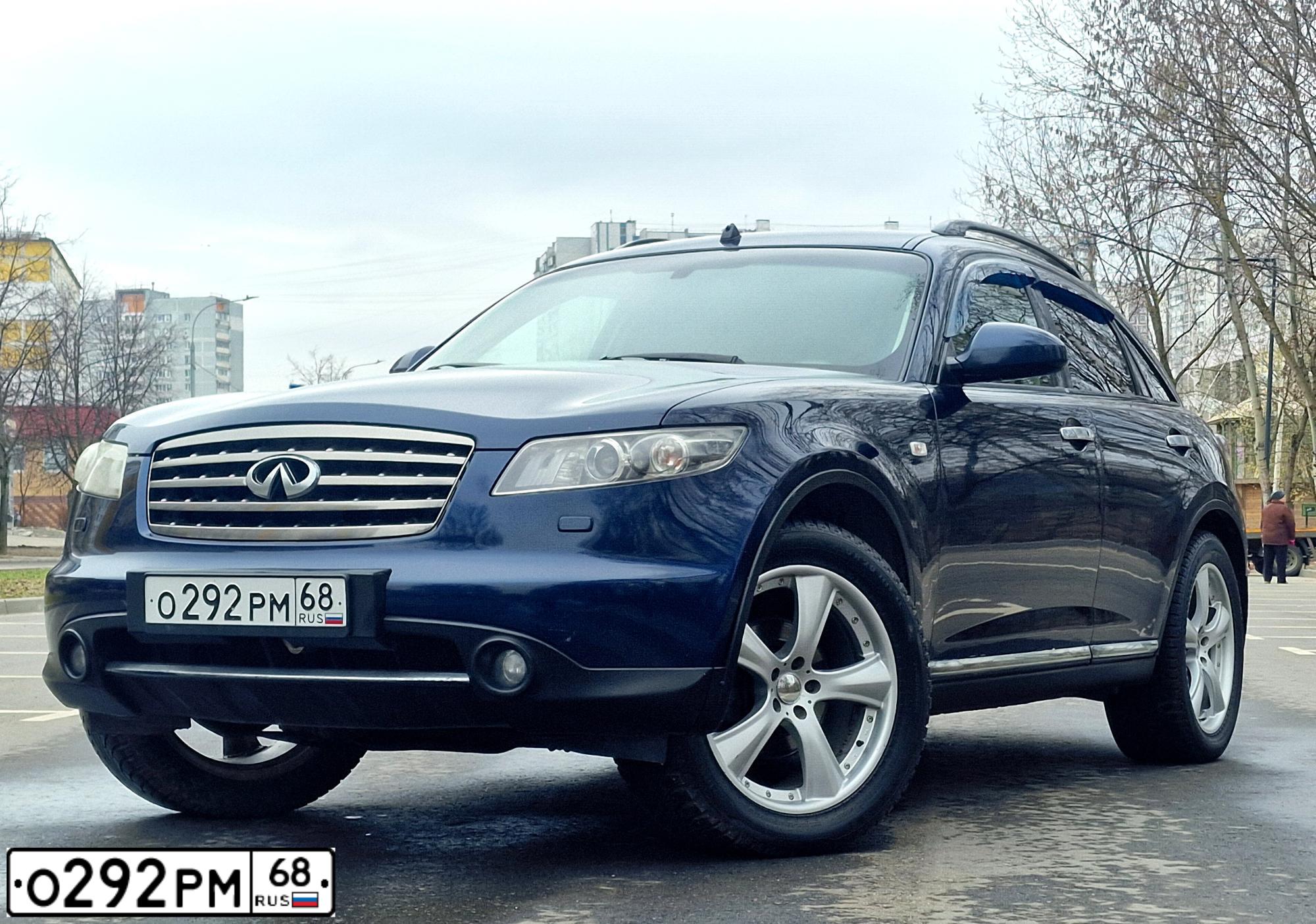Фото автомобиля INFINITI QX70 /FX/, 2007 — госномер О292РМ68