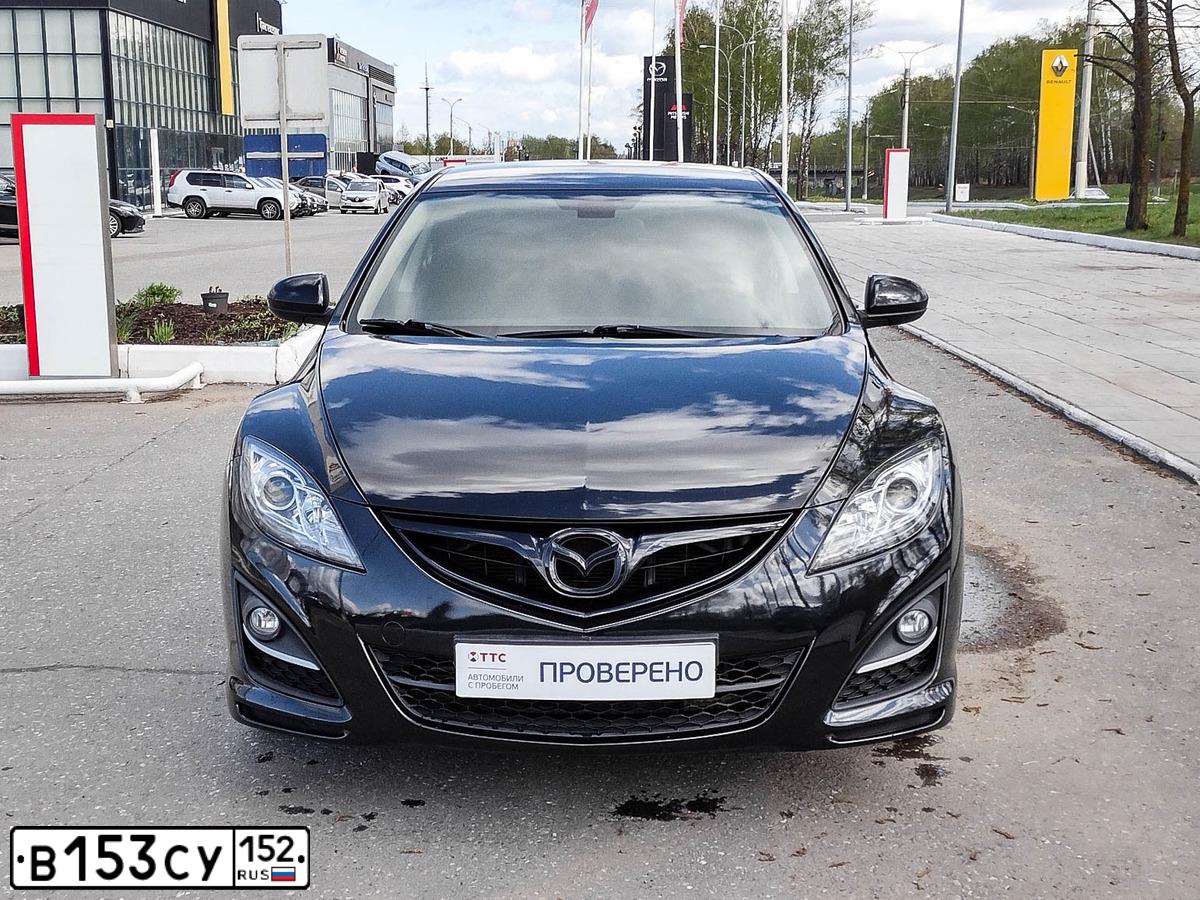 Фото автомобиля MAZDA 6, 2010 — госномер Н652КТ21. Цвет: ЧЕРНЫЙ