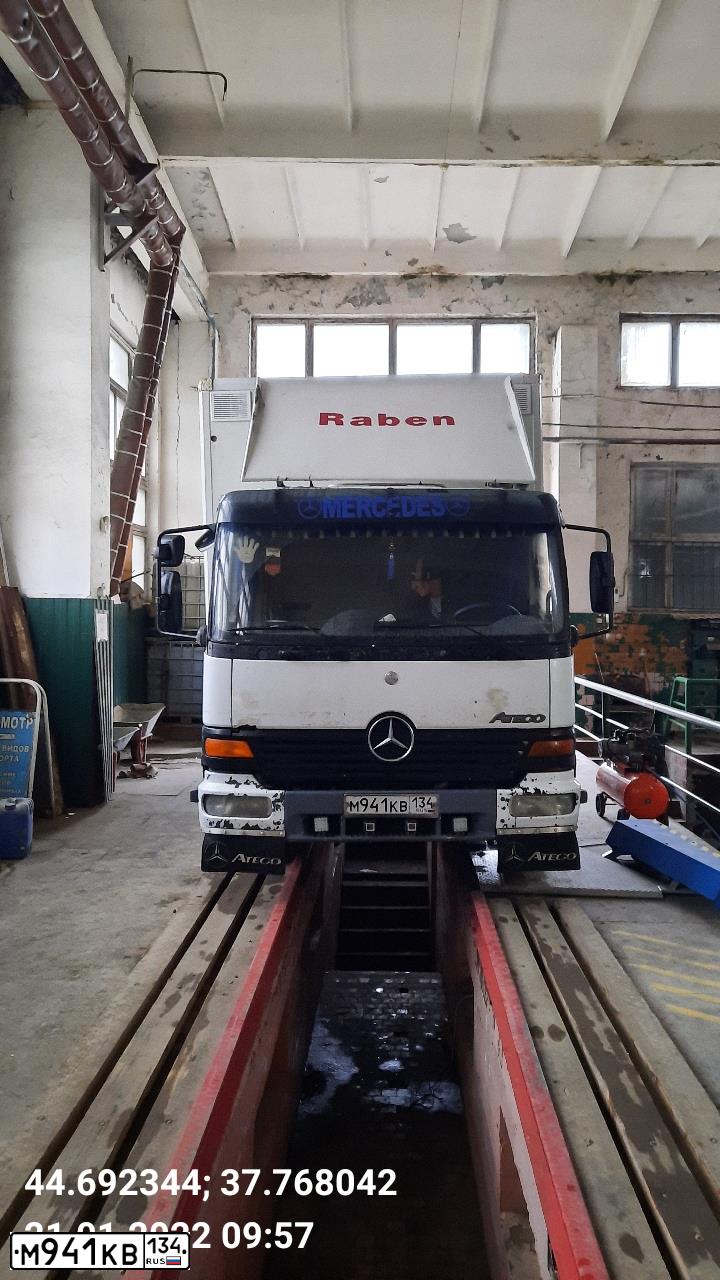 Фото автомобиля MERCEDES-BENZ ATEGO, 1999 — госномер К088ВУ323