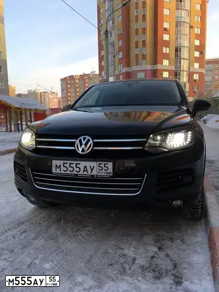 Фото автомобиля PORSCHE CAYENNE, 2007 — госномер М555АУ55