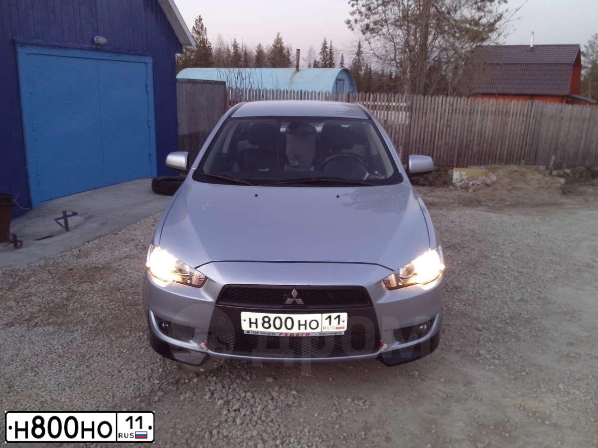 Фото автомобиля MITSUBISHI LANCER, 2008 — госномер Р193МС11. Цвет: СЕРЕБРИСТЫЙ