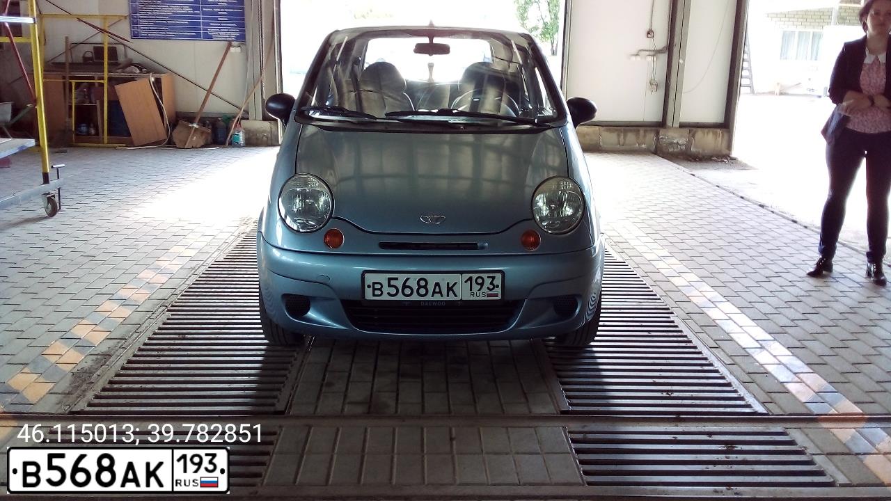 Фото автомобиля DAEWOO MATIZ, 2012 — госномер Т330ТО56