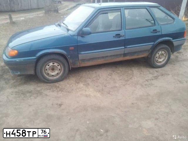 Фото автомобиля LADA 2114, 2004 — госномер Х979ОР76. Цвет: синий