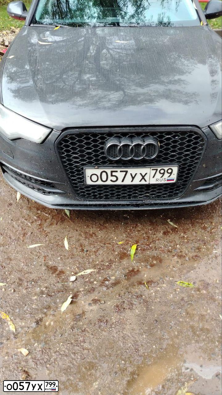 Фото автомобиля AUDI A6, 2011 — госномер М222ММ62. Цвет: ЧЕРНЫЙ