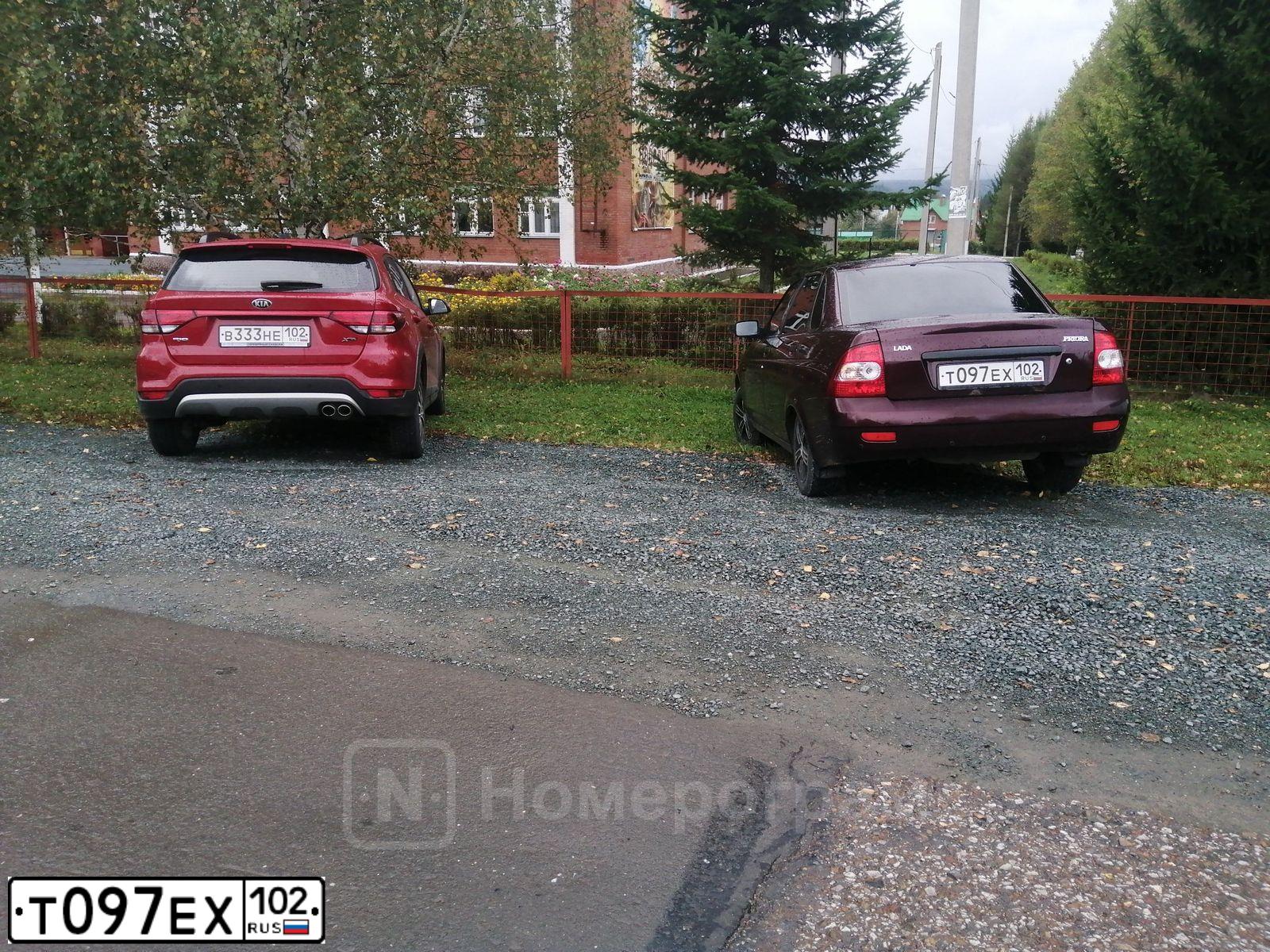 Фото автомобиля LADA 2170 PRIORA, 2011 — госномер Т097ЕХ102. Цвет: ТЕМНО-ВИШНЕВЫЙ