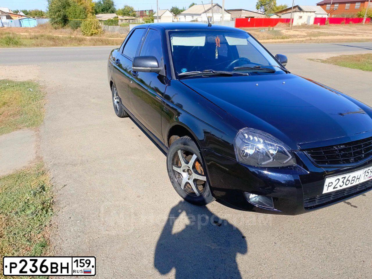 Фото автомобиля LADA 2170 PRIORA, 2010 — госномер К159ВР156. Цвет: Сине-Черный