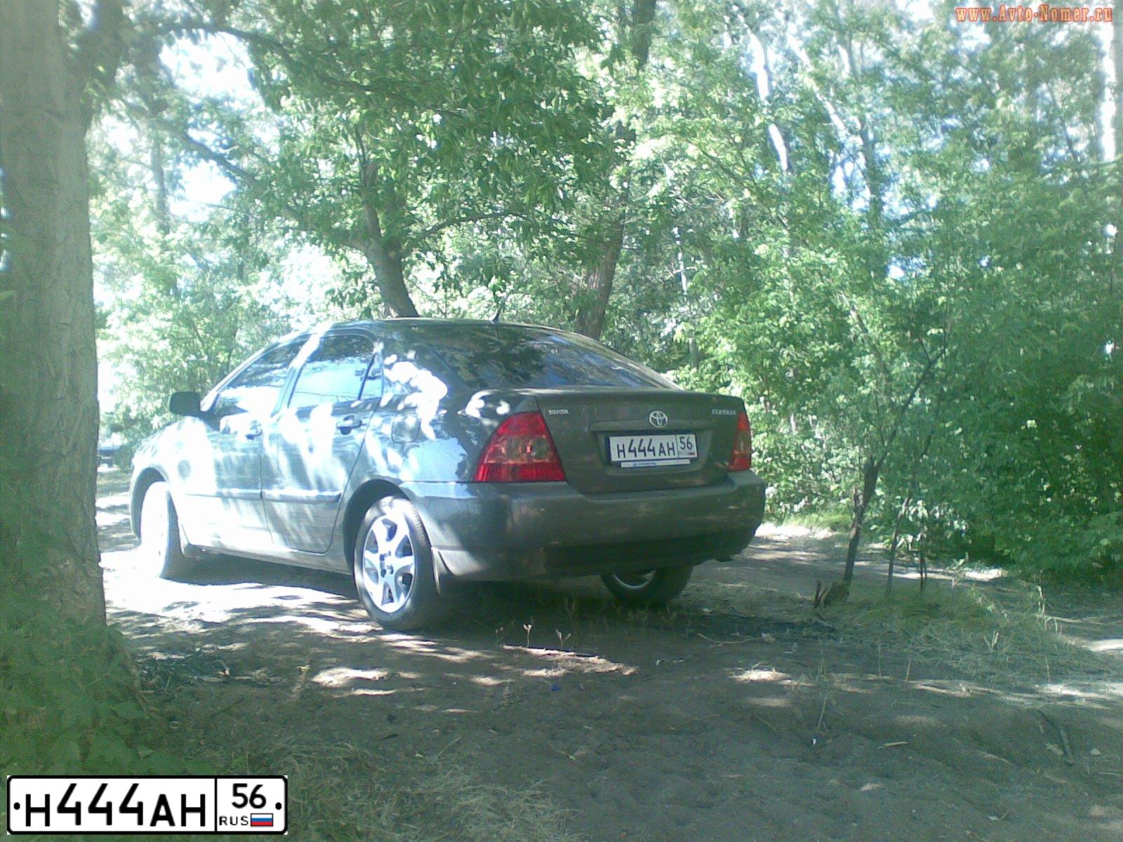 Фото автомобиля TOYOTA COROLLA, 2005 — госномер В941АХ156. Цвет: СЕРЫЙ