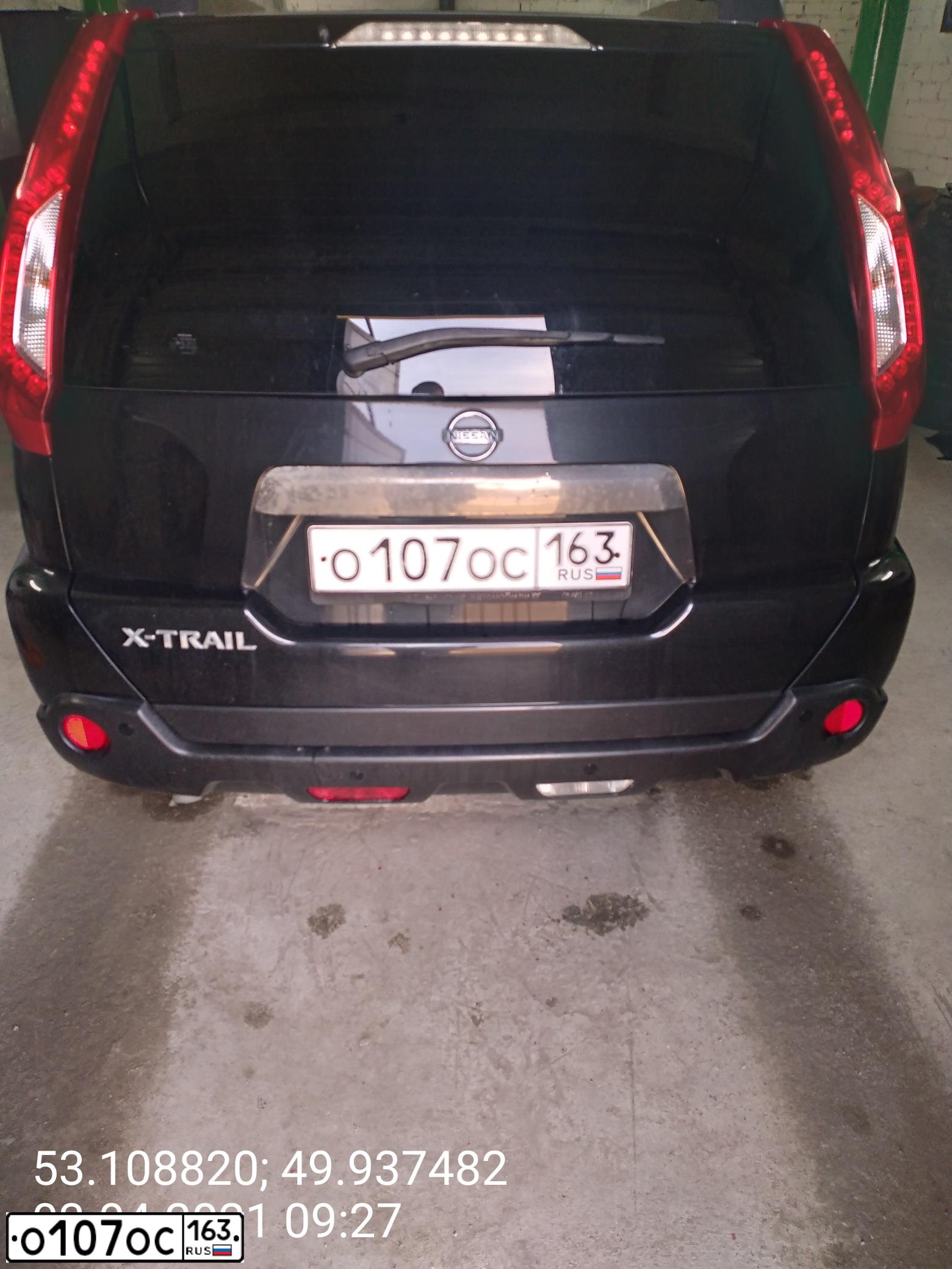 Фото автомобиля NISSAN X-TRAIL, 2011 — госномер А310МА156. Цвет: СЕРО-СИНИЙ