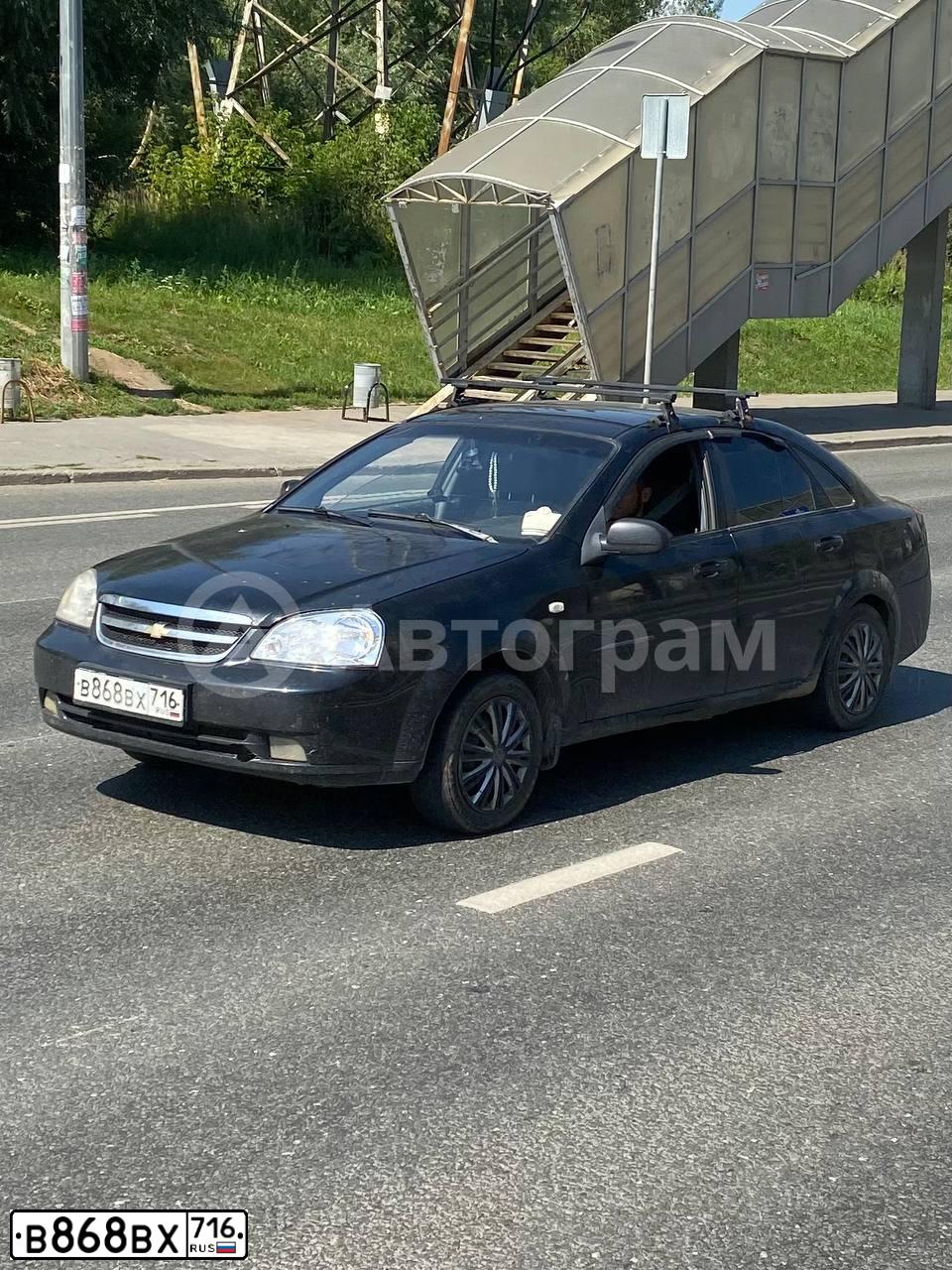 Фото автомобиля CHEVROLET T LACETTI, 2006 — госномер В868ВХ716. Цвет: ЧЕРНЫЙ