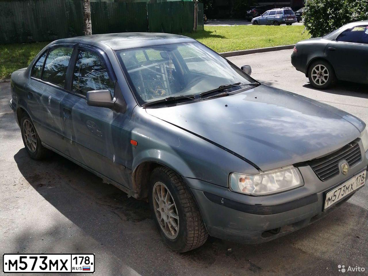 Фото автомобиля IRAN KHODRO SAMAND, 2007 — госномер К533КР147