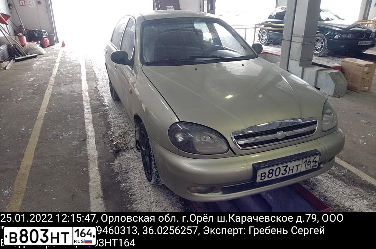 Фото автомобиля ZAZ LANOS, 2006 — госномер Т672АО64. Цвет: СЕРЕБРИСТЫЙ