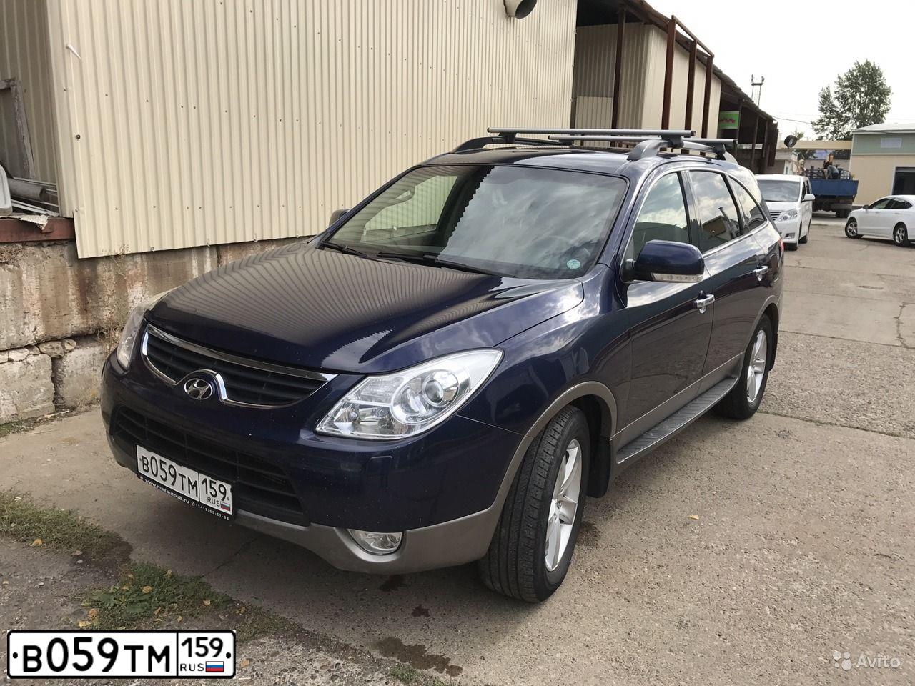 Фото автомобиля HYUNDAI IX55, 2010 — госномер В919ТК43. Цвет: синий