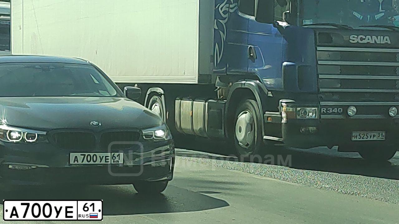 Фото автомобиля GAZ 3221 EL, 2007 — госномер А700УЕ61. Цвет: Белый