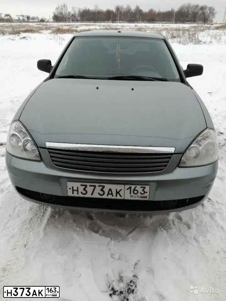 Фото автомобиля LADA 2170 PRIORA, 2010 — госномер Е877ХХ763. Цвет: средний серо-зеленый металлик