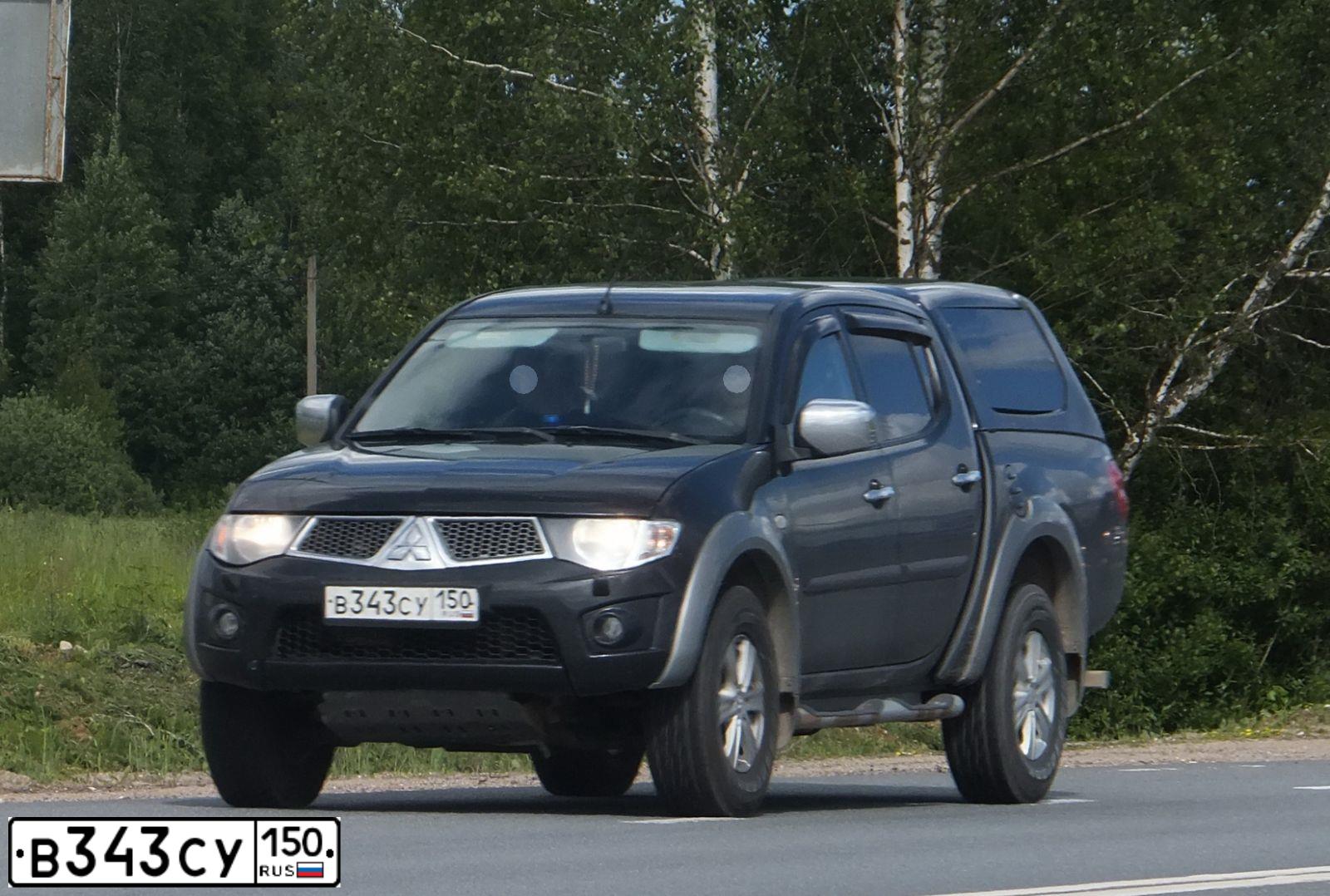 Фото автомобиля GREAT WALL HOVER, 2008 — госномер В343СУ150. Цвет: ЧЕРНЫЙ