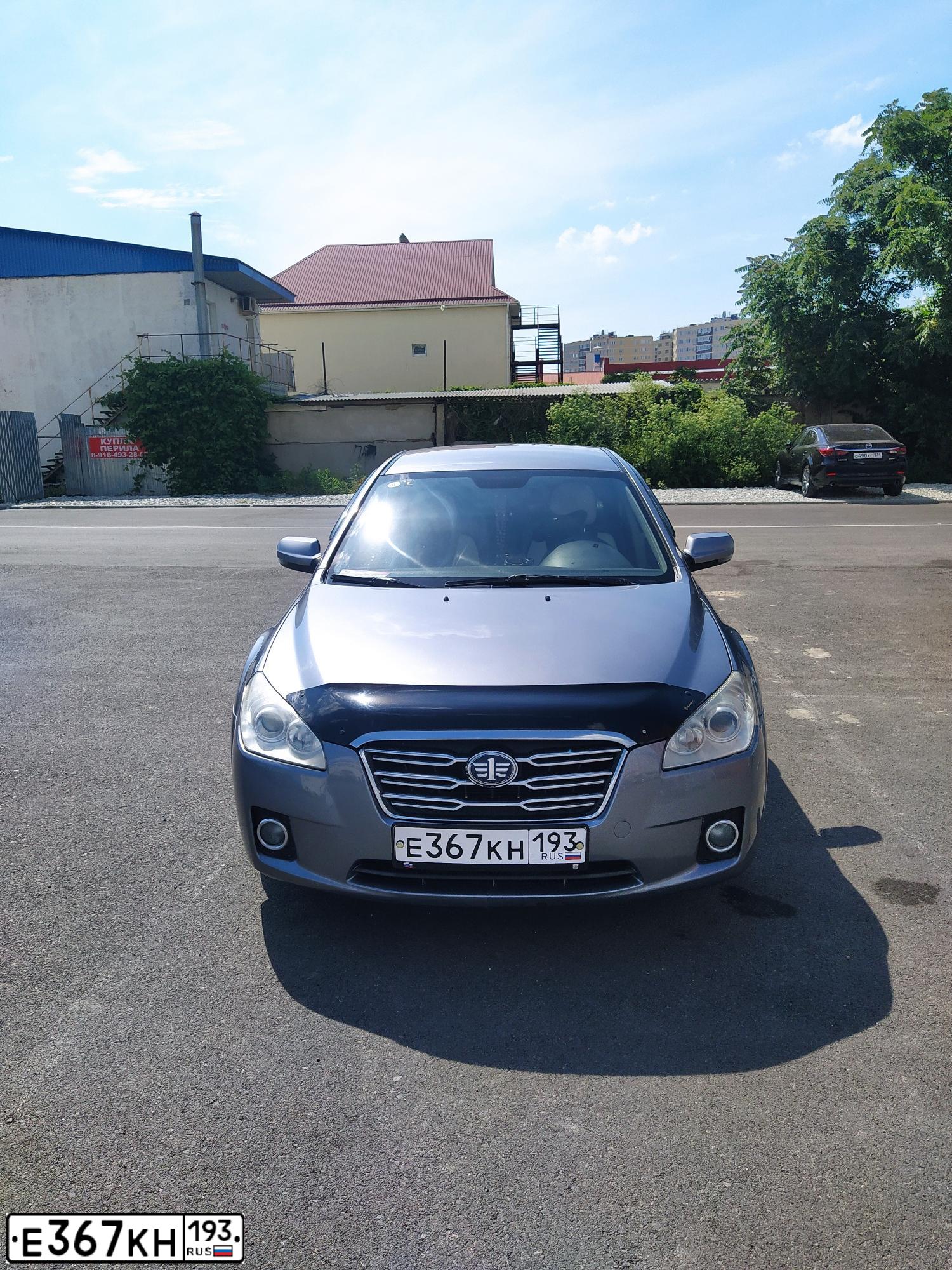 Фото автомобиля FAW BESTURN B50, 2012 — госномер Р122ВМ71. Цвет: Серый