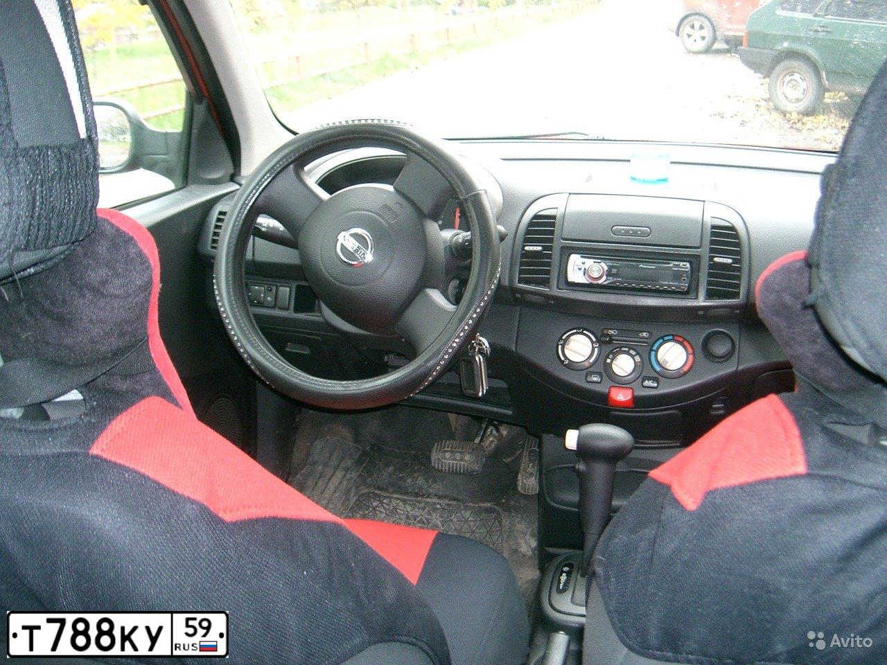 Фото автомобиля NISSAN MICRA, 2005 — госномер Т016ТС174. Цвет: КРАСНЫЙ