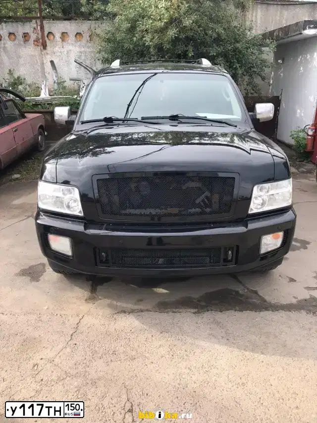 Фото автомобиля INFINITI QX56, 2008 — госномер У969СК797. Цвет: ЧЕРНЫЙ