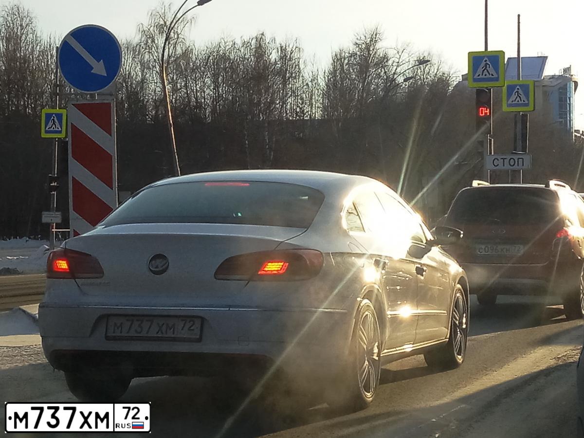 Фото автомобиля VOLKSWAGEN PASSAT, 2014 — госномер М737ХМ72. Цвет: БЕЛЫЙ