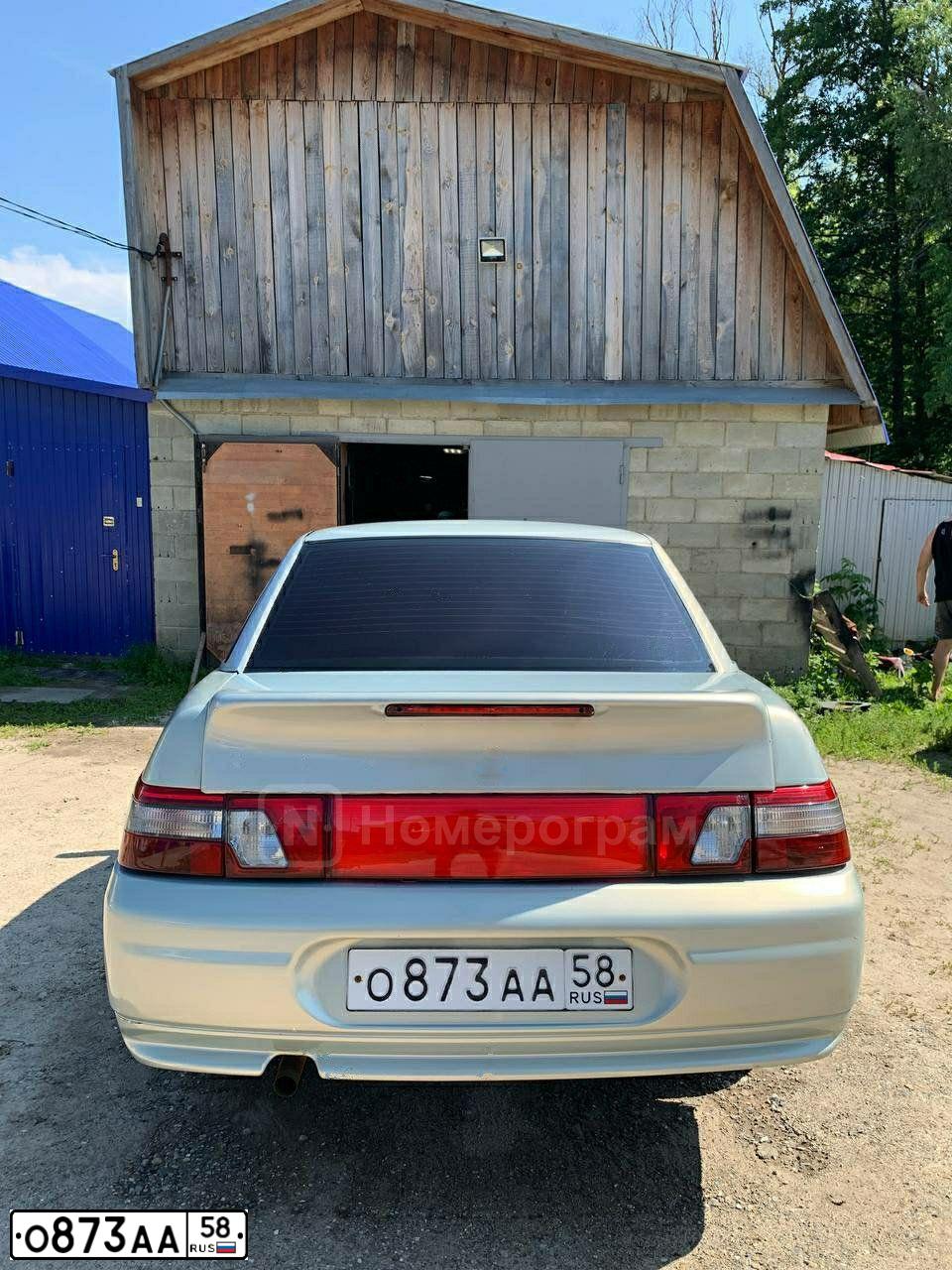 Фото автомобиля LADA 2110, 1999 — госномер Т482МЕ58. Цвет: СЕРЕБРИСТ ЖЕЛТО-ЗЕЛЕНЫЙ