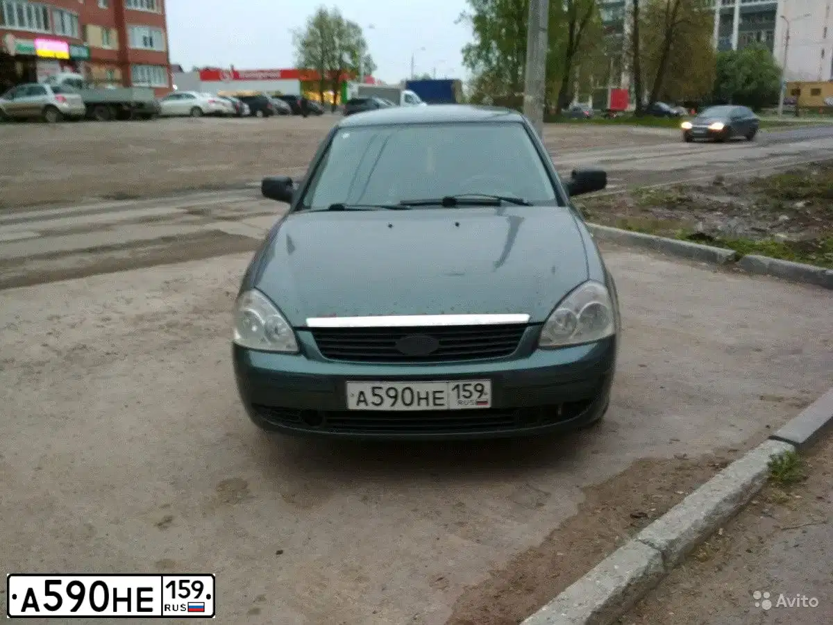 Фото автомобиля LADA PRIORA, 2009 — госномер М382ЕА159. Цвет: СЕРО-СИНЕ-ЗЕЛЕНЫЙ