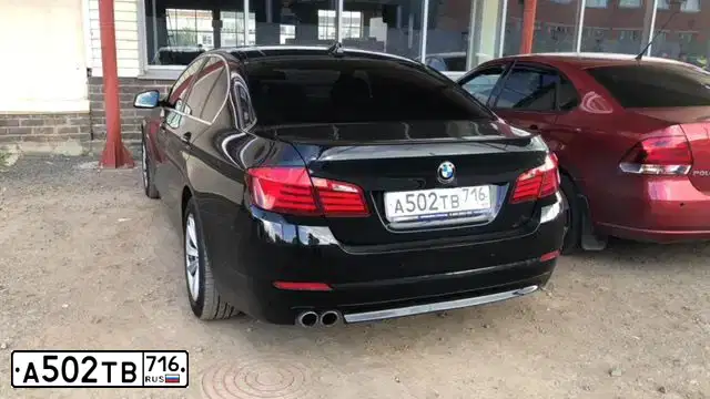 Фото автомобиля BMW SERIE 5, 2010 — госномер Е388ХМ21. Цвет: ЧЕРНЫЙ