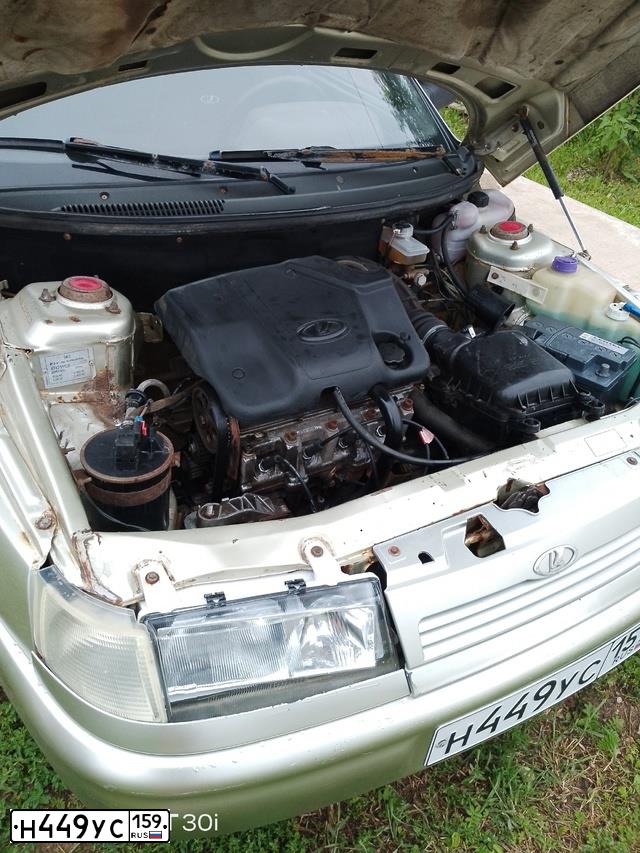 Фото автомобиля LADA 2111, 2005 — госномер Н449УС159. Цвет: СЕРЕБРИСТО - БЕЖЕВЫЙ
