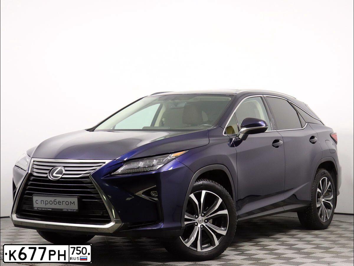 Фото автомобиля LEXUS RX, 2017 — госномер Т683СК152. Цвет: синий