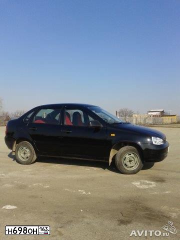 Фото автомобиля LADA 1118 KALINA, 2010 — госномер М494ЕР73. Цвет: Сине-Черный