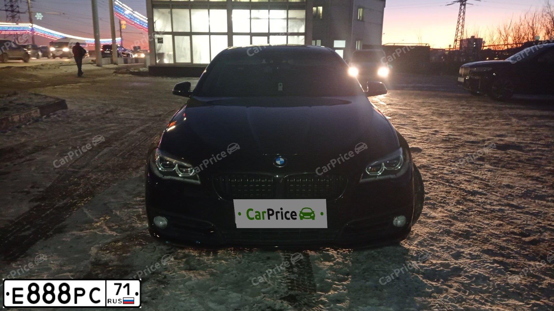 Фото автомобиля BMW W SERIE 5, 2016 — госномер Р500МР71. Цвет: ЧЕРНЫЙ