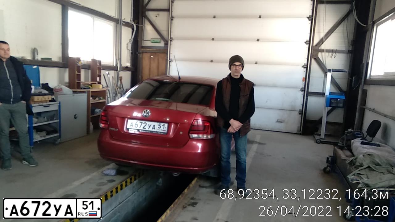 Фото автомобиля VOLKSWAGEN POLO, 2011 — госномер О306КР19