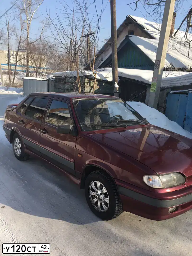 Фото автомобиля LADA 2115 SAMARA, 2004 — госномер У120СТ42. Цвет: ТЕМНО-МАЛИНОВЫЙ